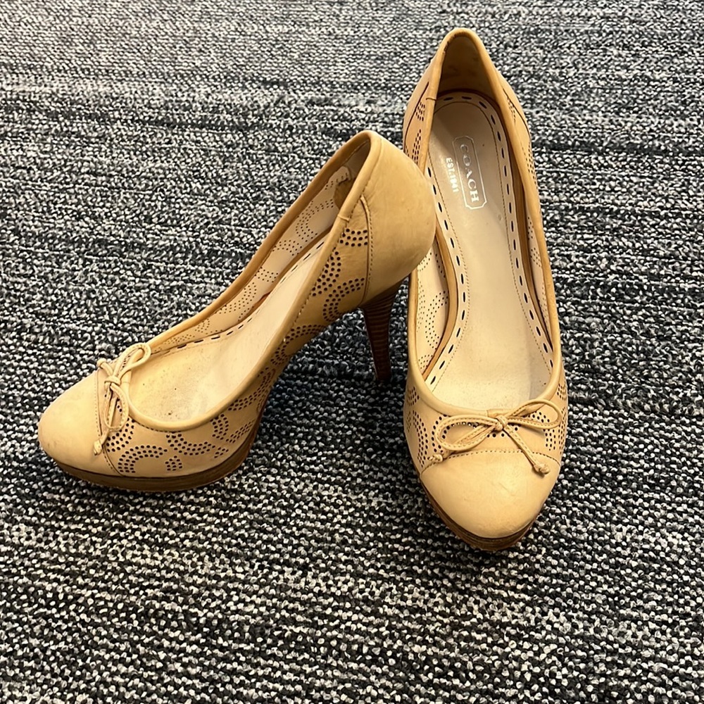 Coach Nude Heels